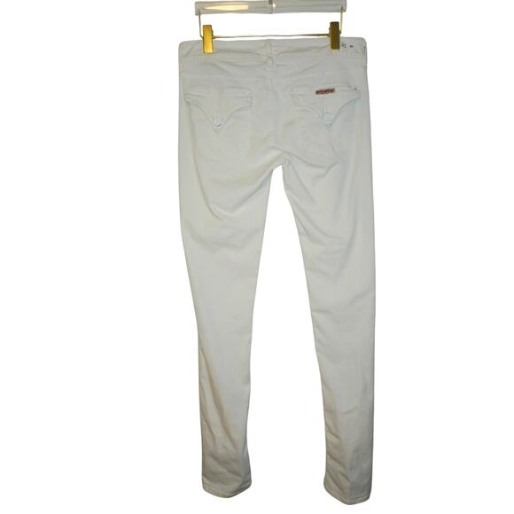 Hudson White Collin Skinny Jeans 29 - Picture 4 of 4